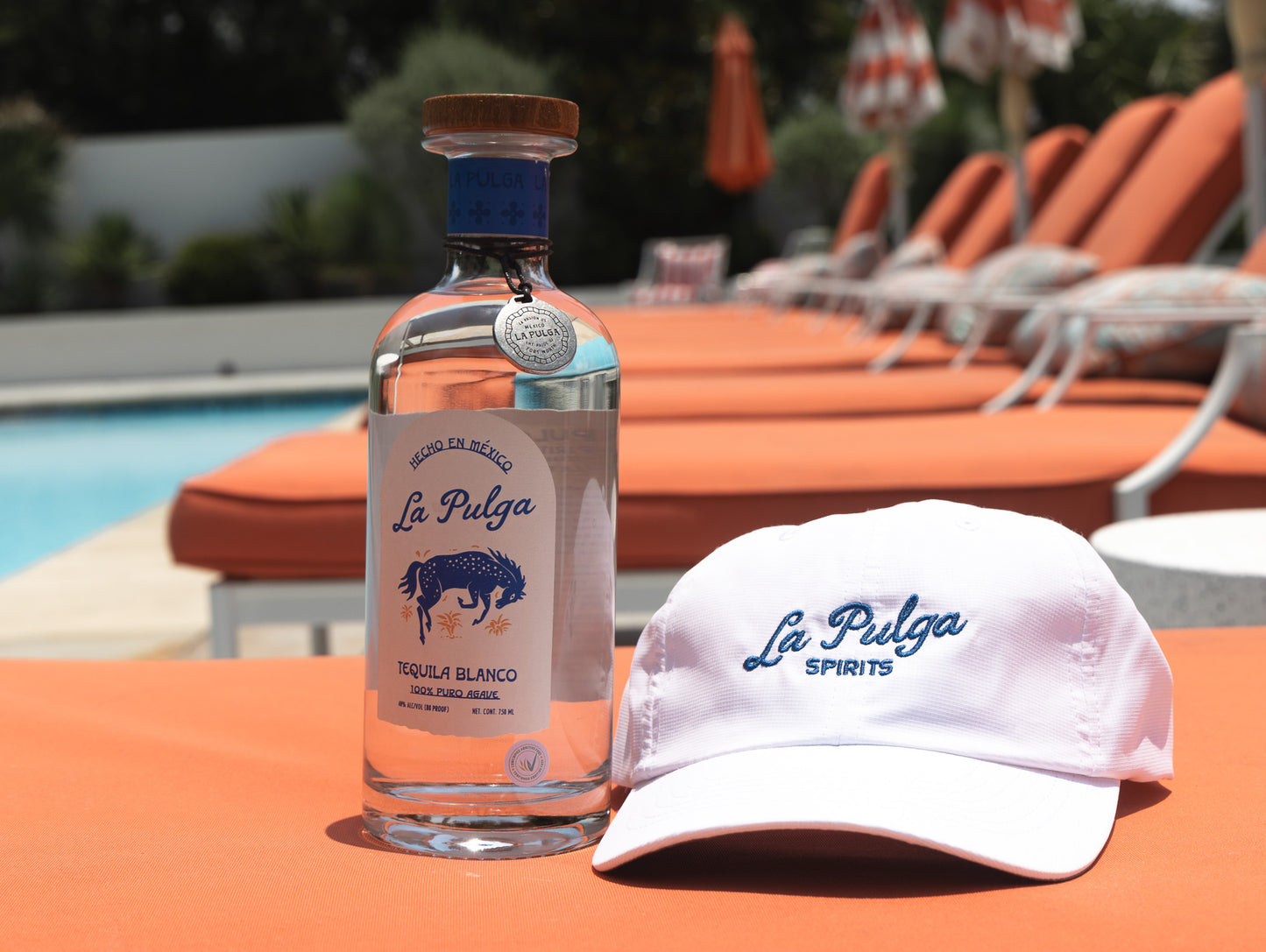 White La Pulga Performance Cap
