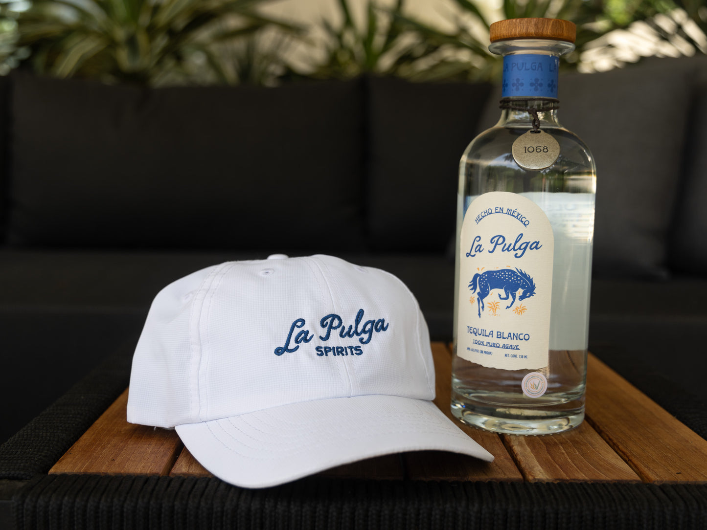 White La Pulga Performance Cap
