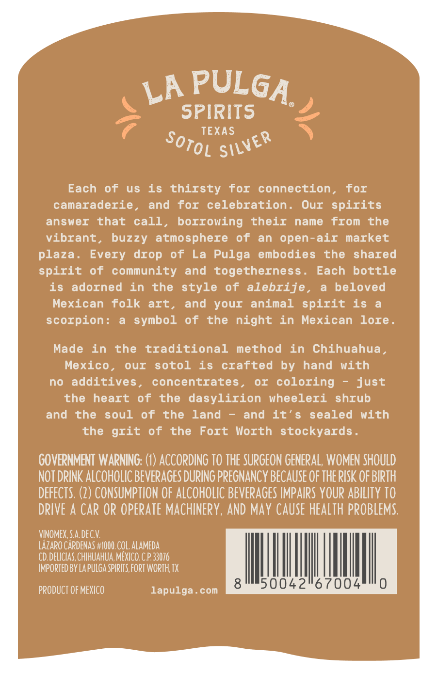 La Pulga Sotol Silver