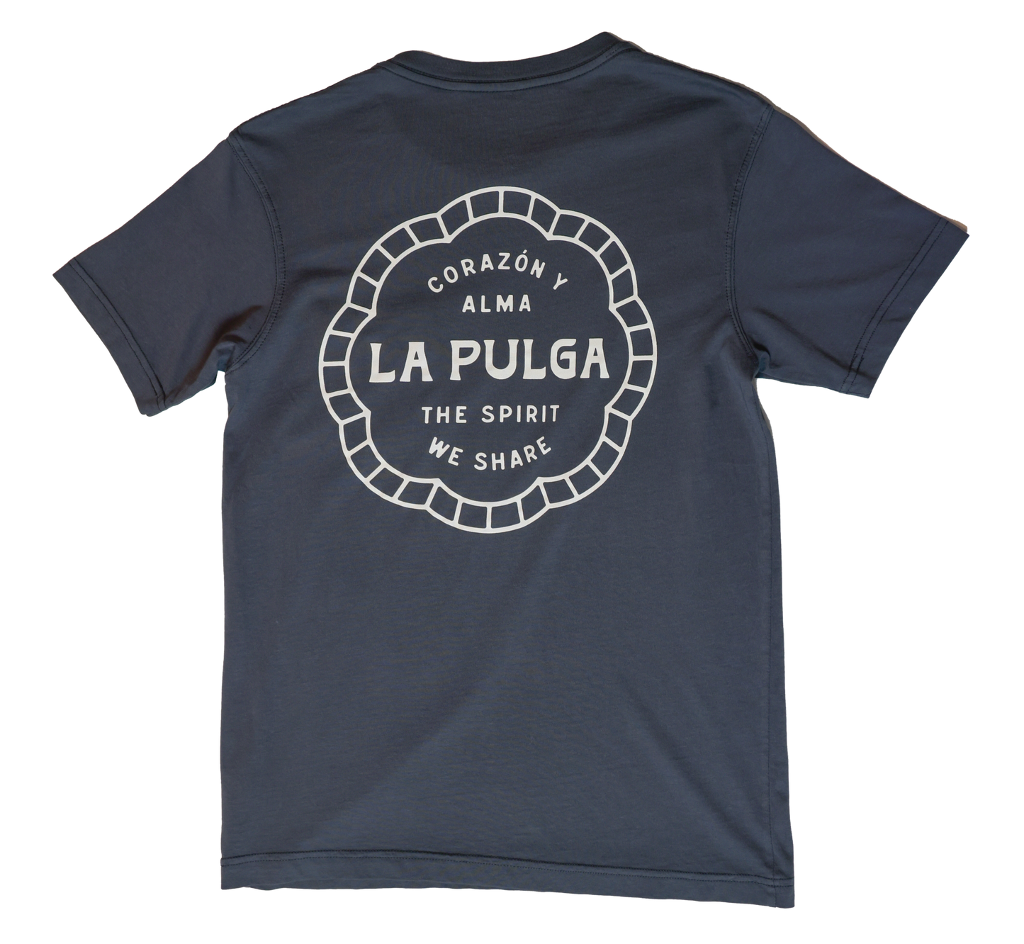 "The Spirit We Share" Badge Pocket T-Shirt - Charcoal Grey