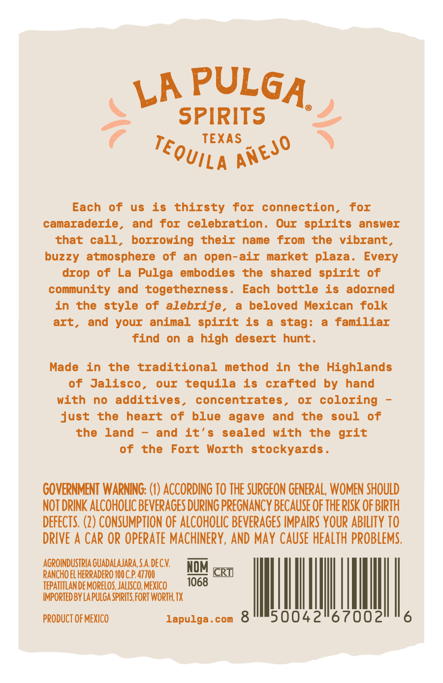 La Pulga Tequila Añejo