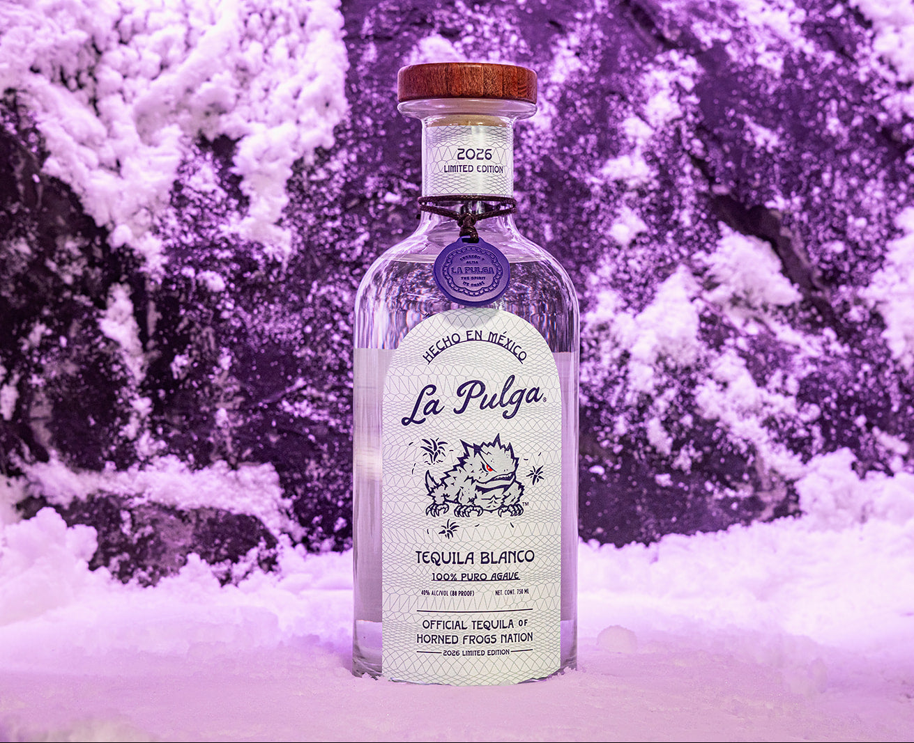 La Pulga Limited Edition Horned Frogs 2026 Tequila Blanco