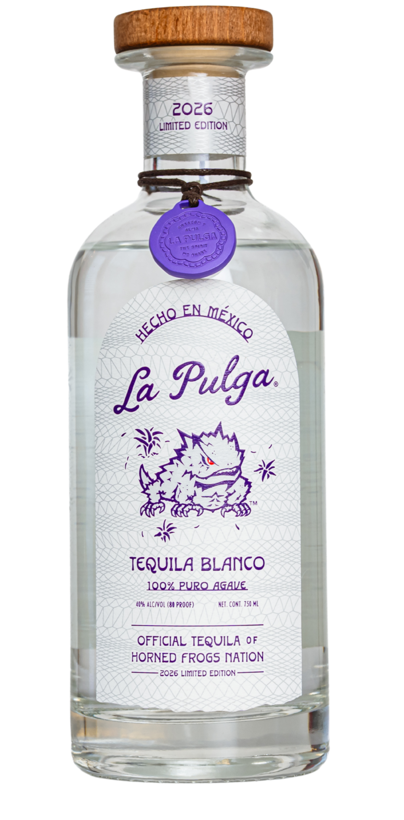 La Pulga Limited Edition Horned Frogs 2026 Tequila Blanco