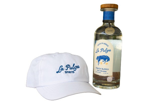 White La Pulga Performance Cap