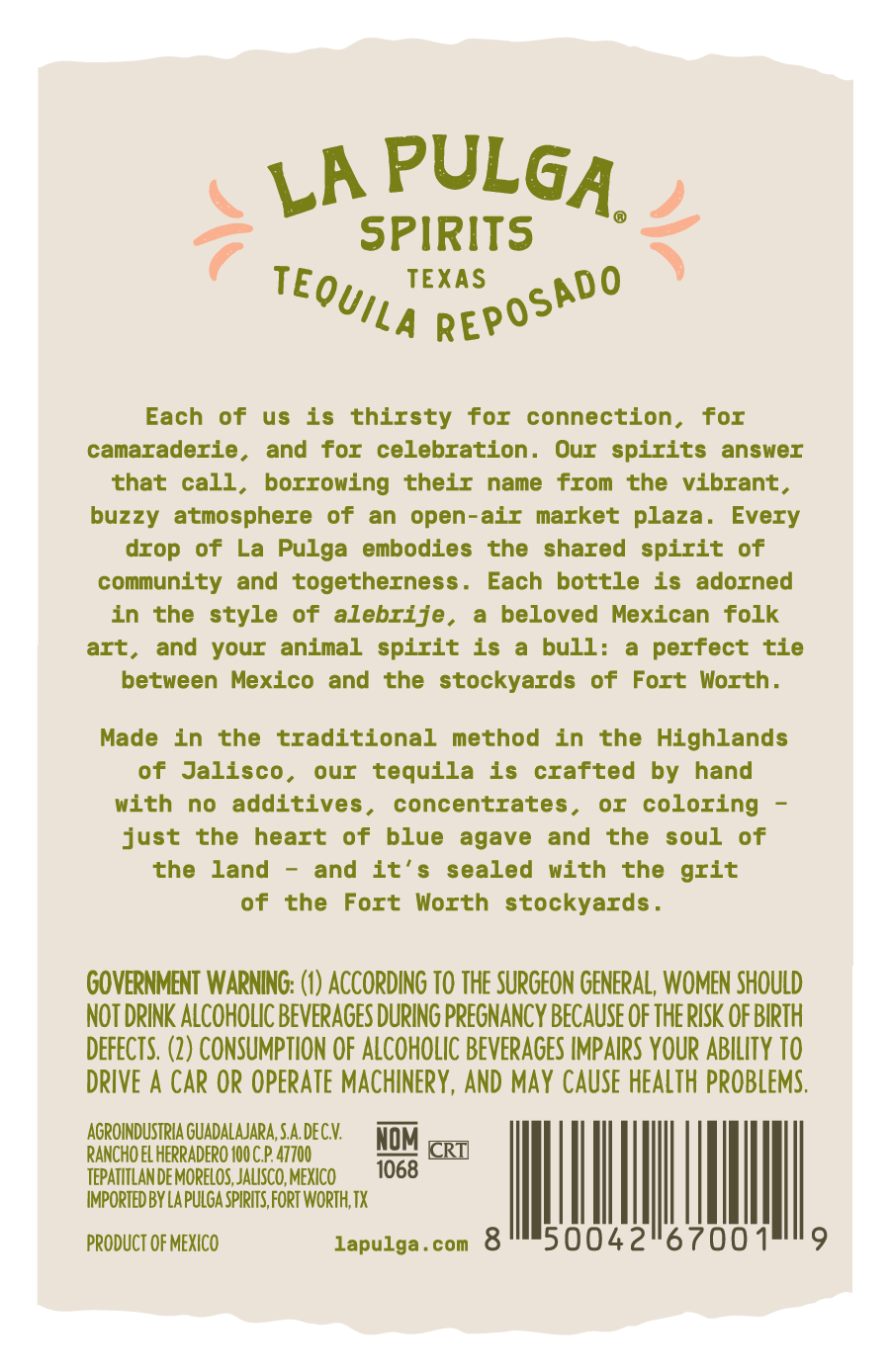 La Pulga Tequila Reposado