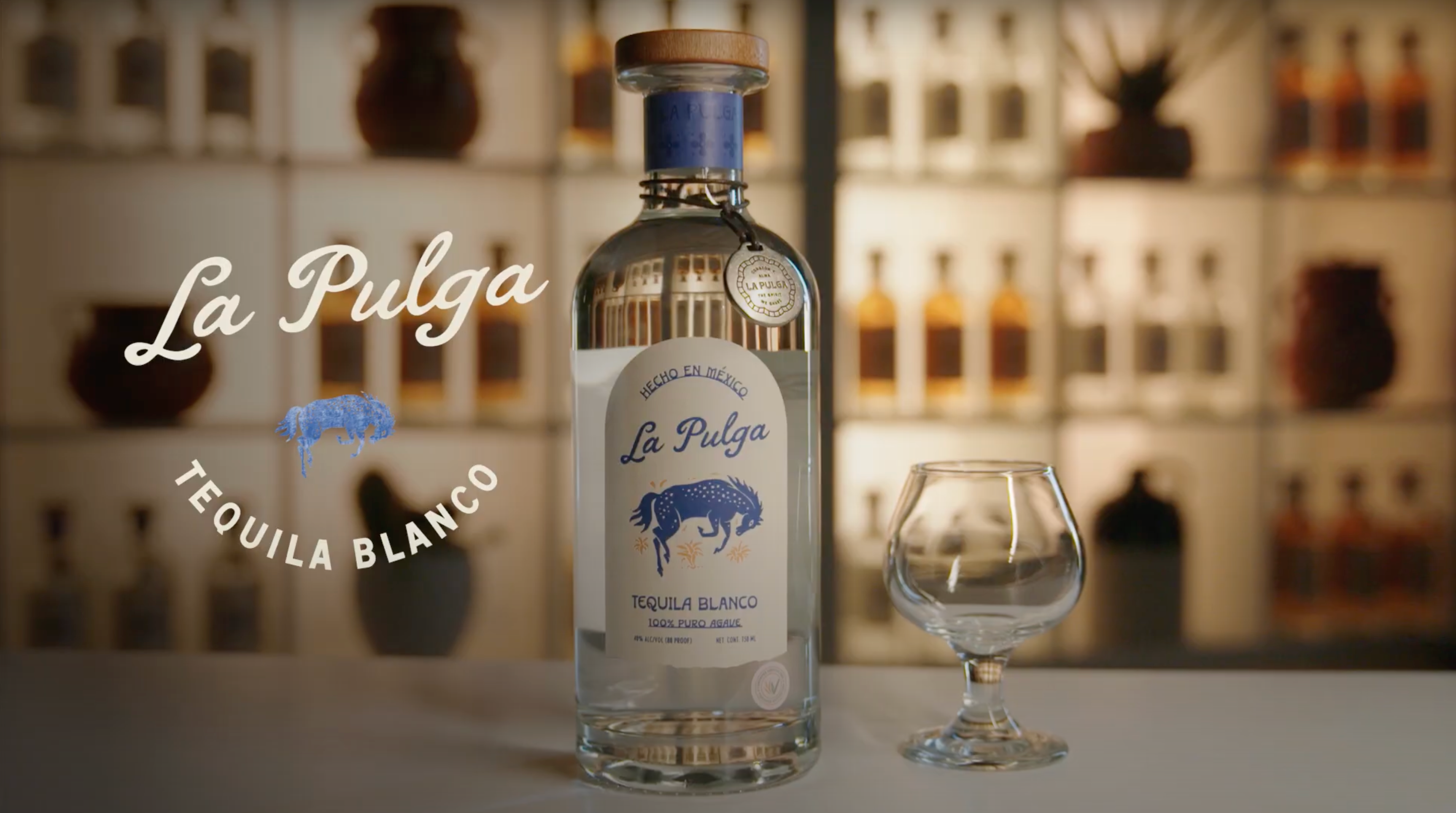 Load video: La Pulga Tequila Blanco